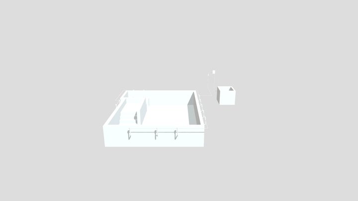 Instalações Elétricas Piscina 3D Model