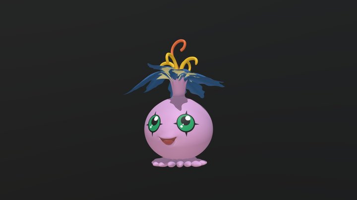 Yokomon 3D Model