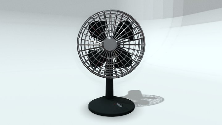 A simple 3D fan model 3D Model