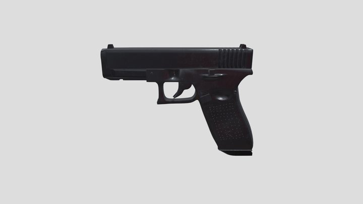 Pistol gun 3D Model