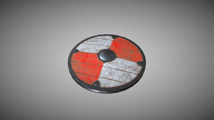 Viking Shield 3D Model