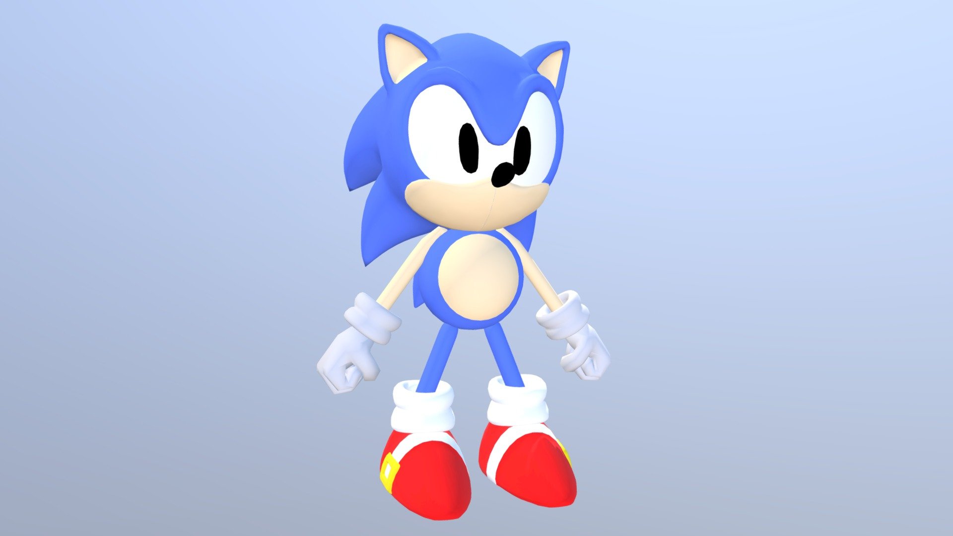 Classic Sonic 3D model 