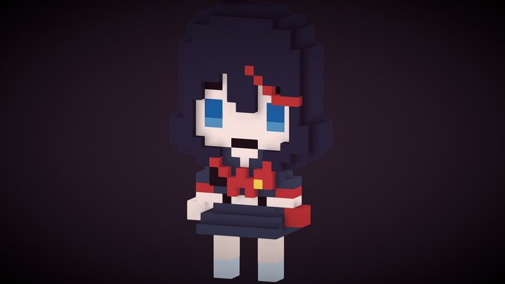 Matoi Ryūko (纏 流子) Kill la Kill 3D Model