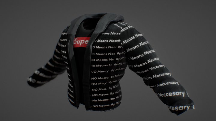Stylish Jacket - Superb By No Means Necessary 3D Model