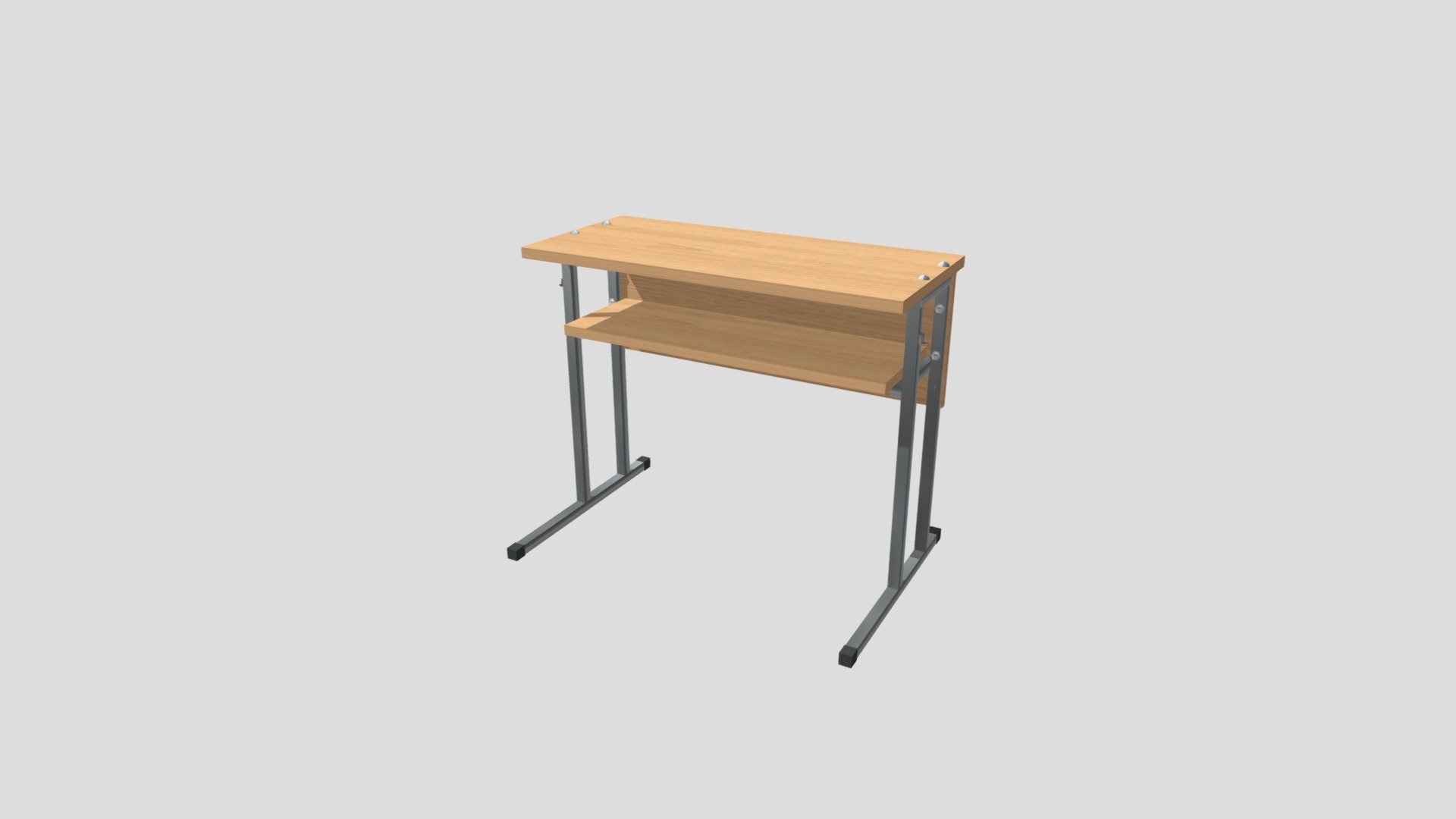 School Desk Download Free 3D model by Kroko.blend (jaromir