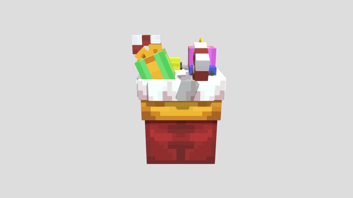 Santa bag 3D Model