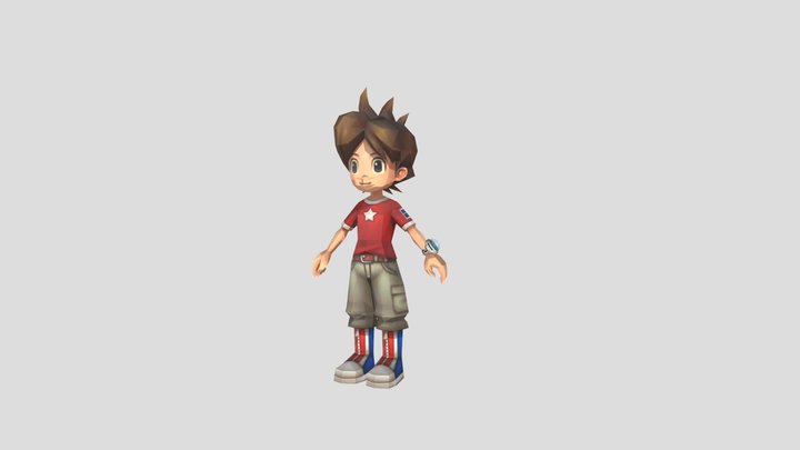 Yo-kai watch Nathan 3D Model