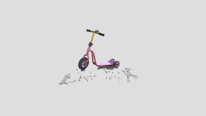 Children Scooter 3D Model