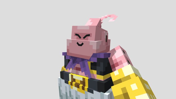 MajinBuu 3D Model