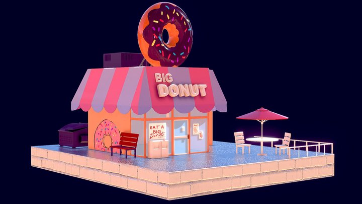 Big Donut - Steven Universe 3D Model