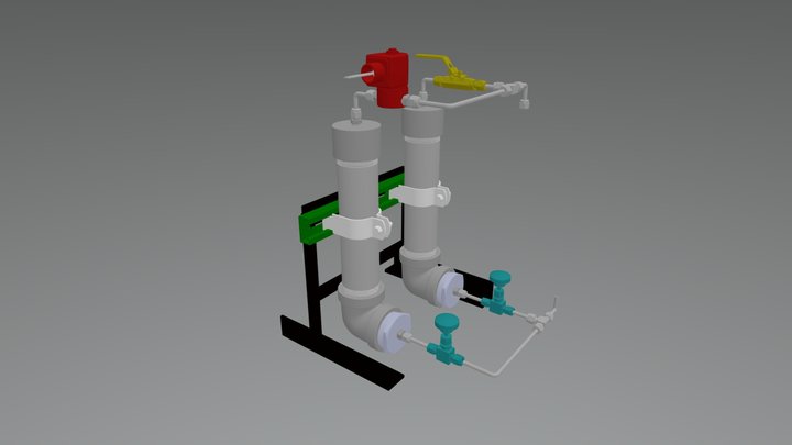 Ion Exchange Unit 3D Model