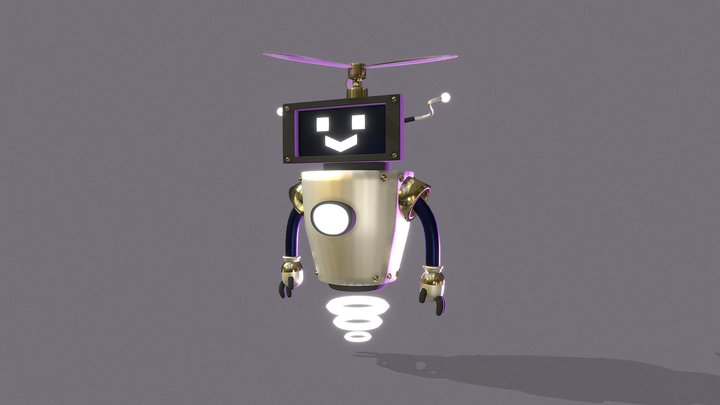 MovieBot Deluxe 3D Model