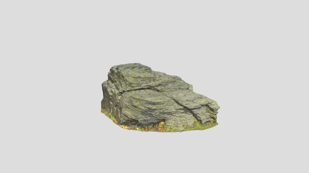 Rock Mounain Grassland Pbr Scan 07