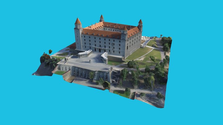 Model of Bratislava Castle 3D Model