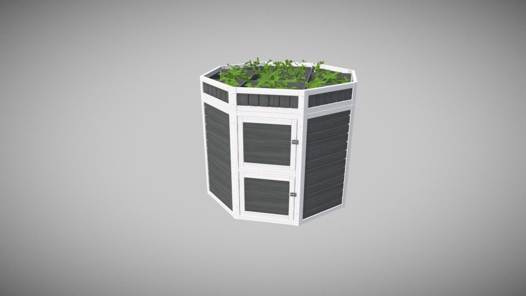 Garden Rabbit Hutch-1 — Sketchfab embed 3D viewer