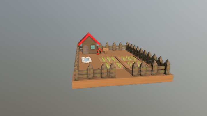 Farm Stylized Final 3D Model