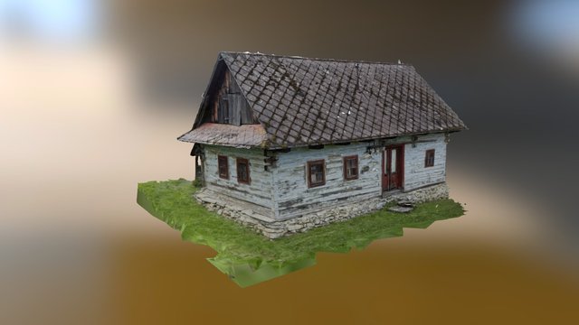 Čičmany village house 3D Model