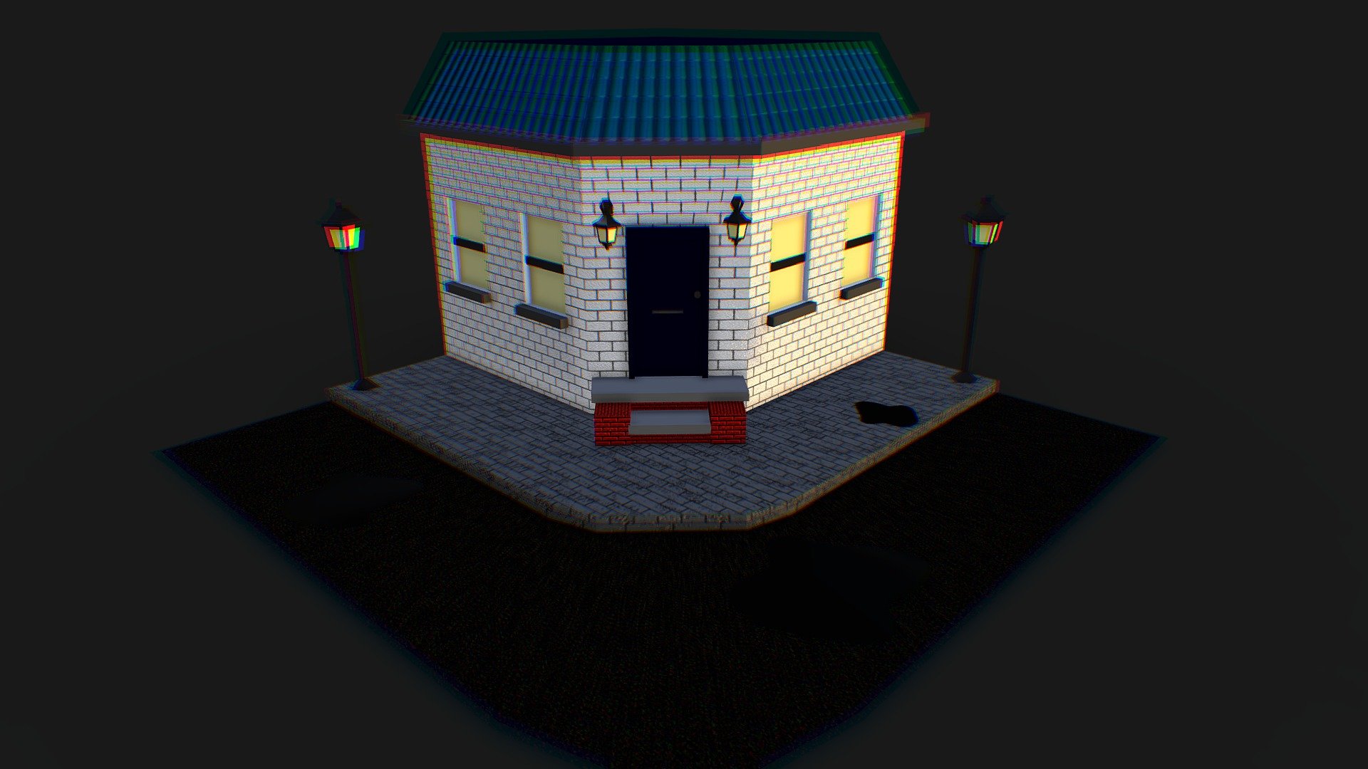 Street House — Sketchfab embed 3D viewer