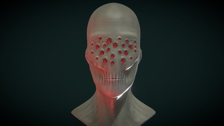 Creature Bust 3D Model
