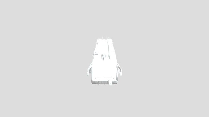 Airport Fire Truck 2 3D Model