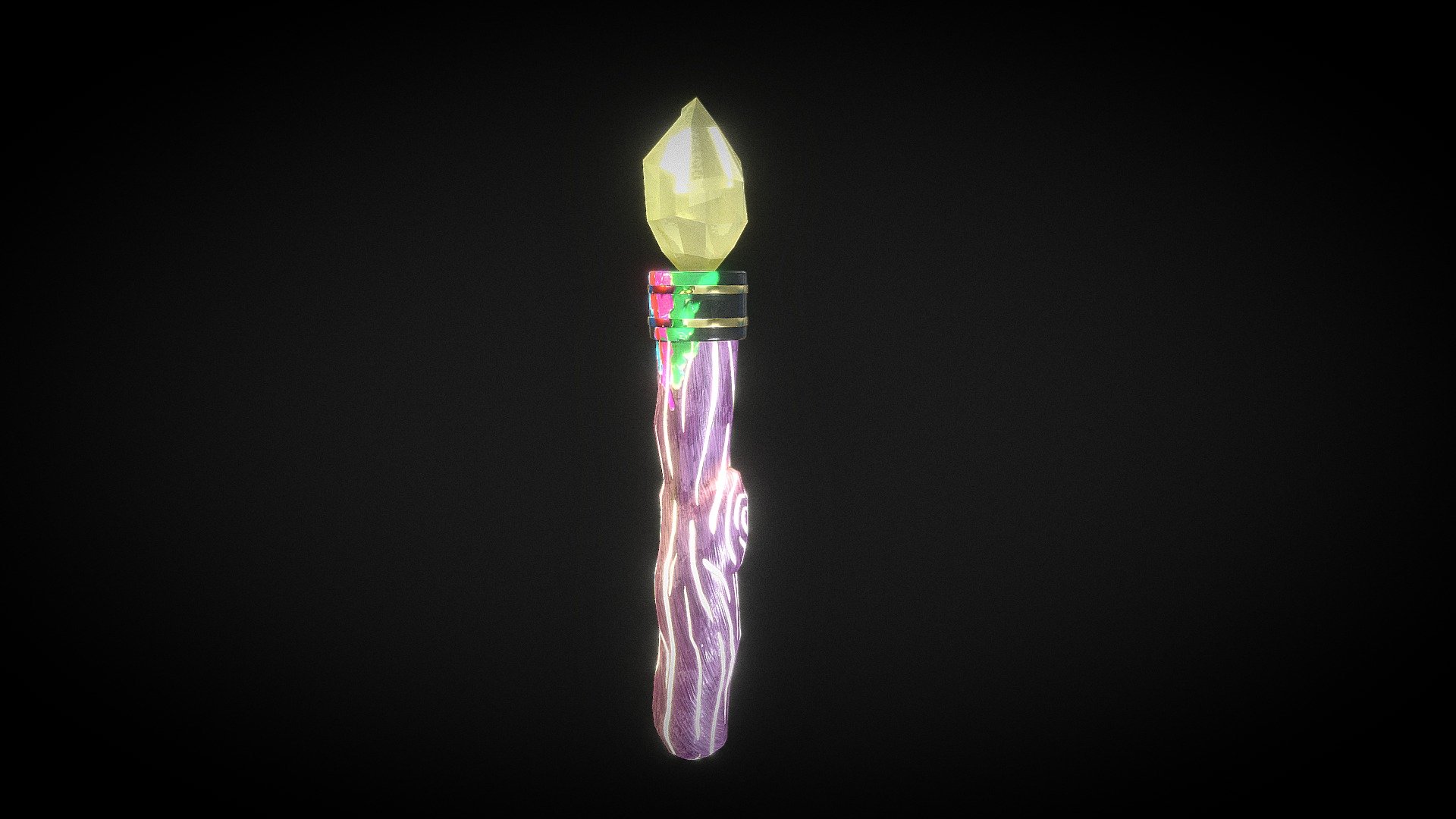 wand-brush - 3D model by roobdoo5 [b44fd7a] - Sketchfab