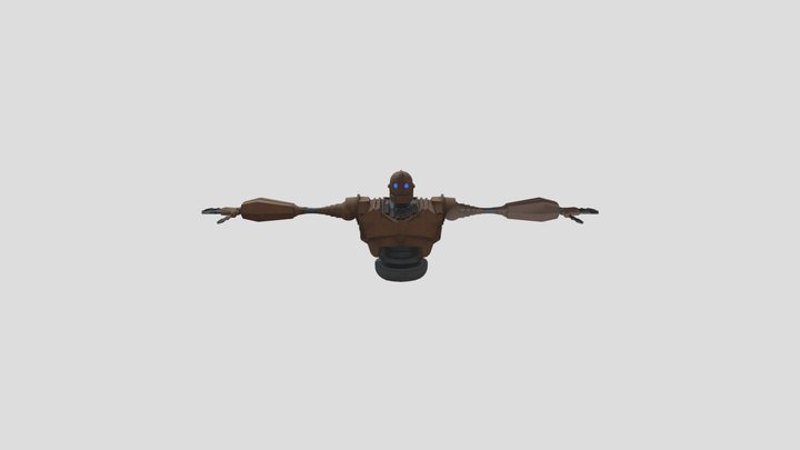 Iron Giant model (university assignment) 3D Model