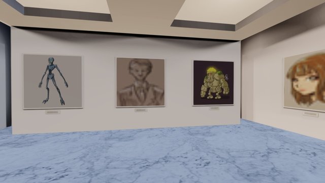 Instamuseum for @lucidmoonvillager 3D Model