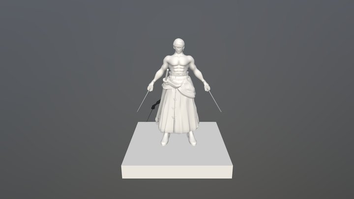 Modeling Roronoa Zoro 3D Model