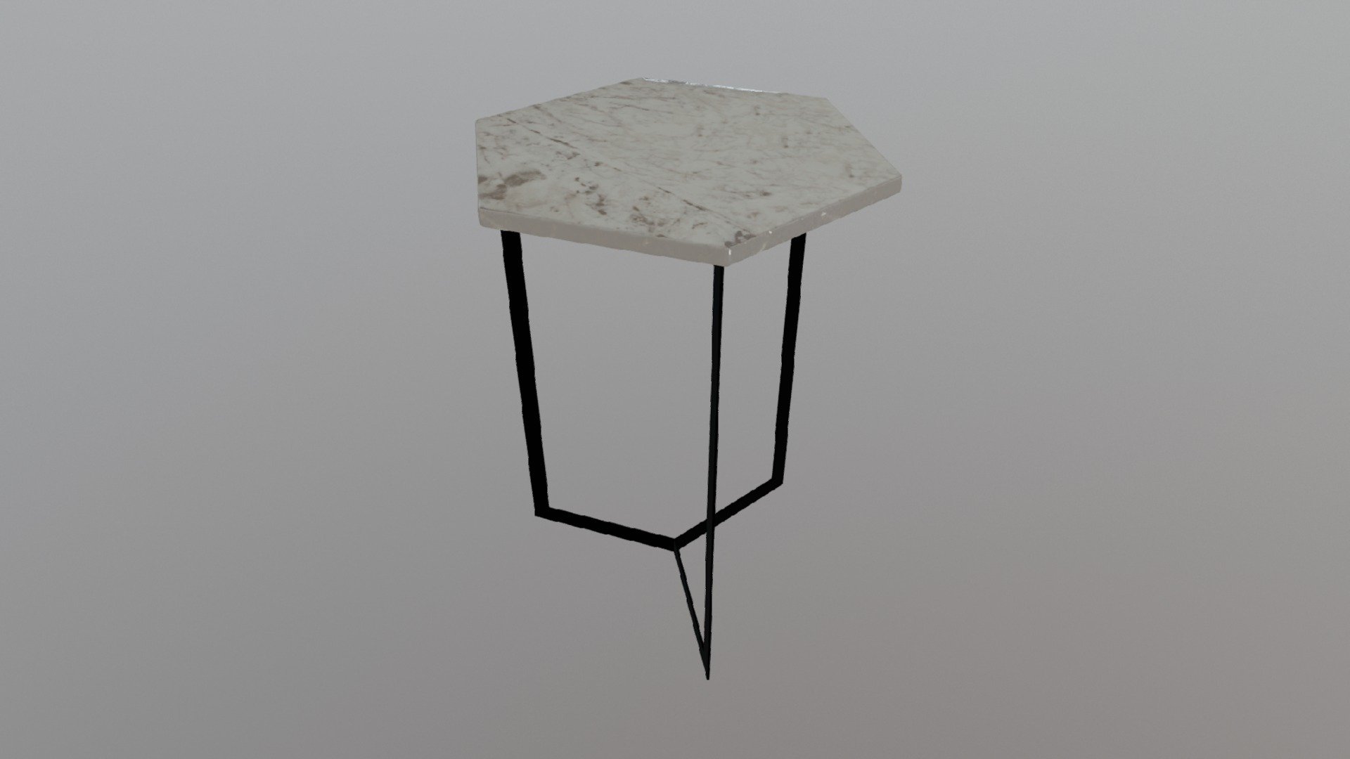 Rys Accent Table Black & White - 405003