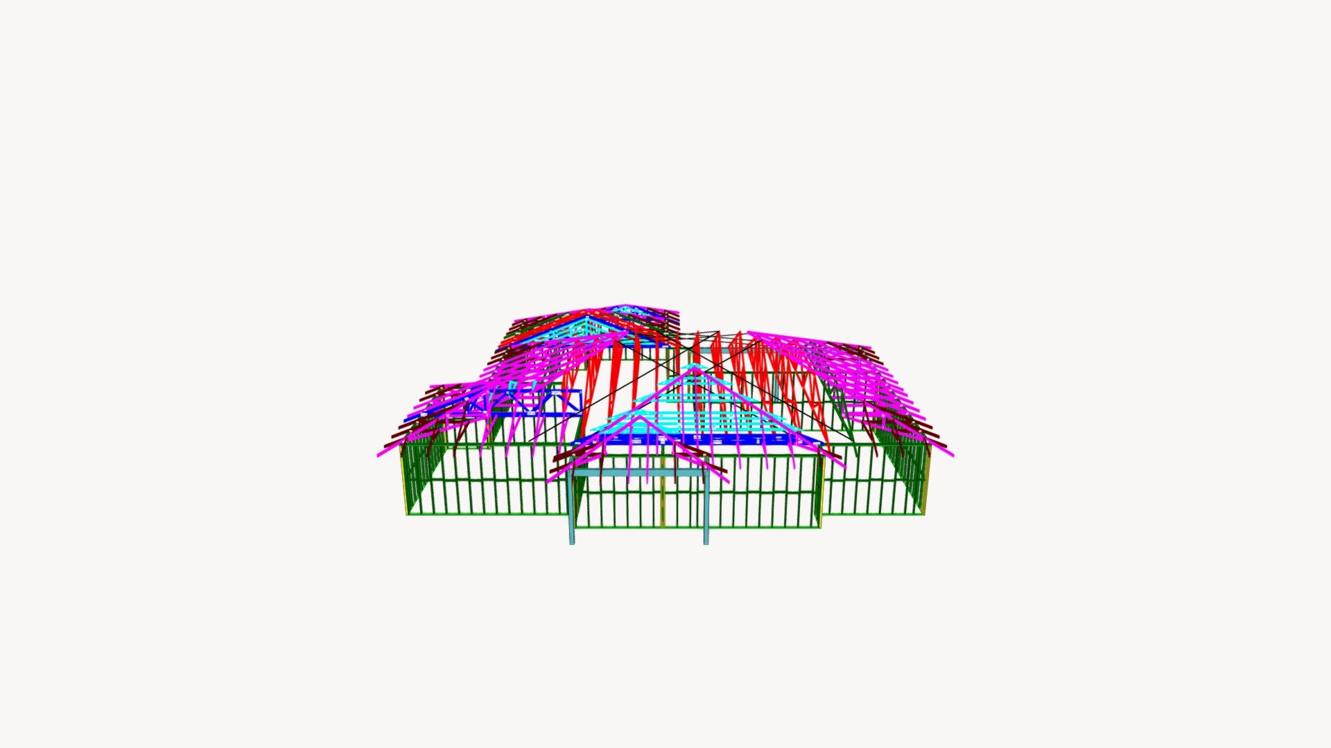 T9438 Truss Layout 3D
