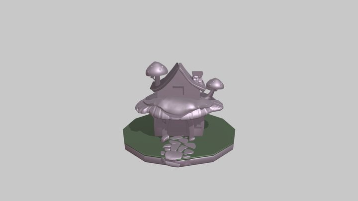 Mushroom House core 3D Model