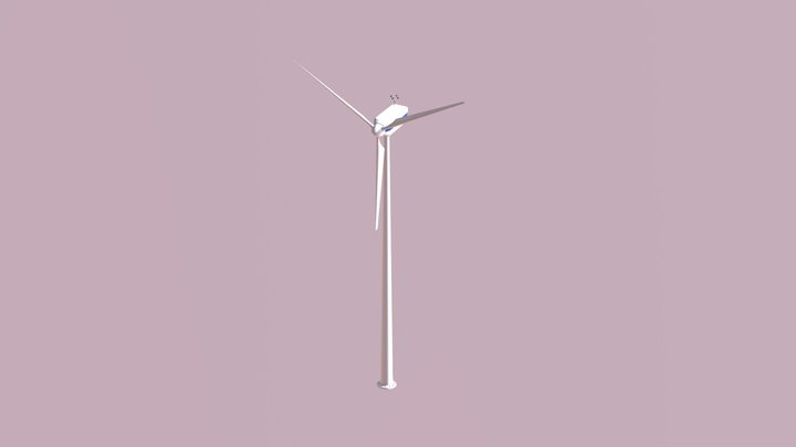 Wind Turbine 3D Model