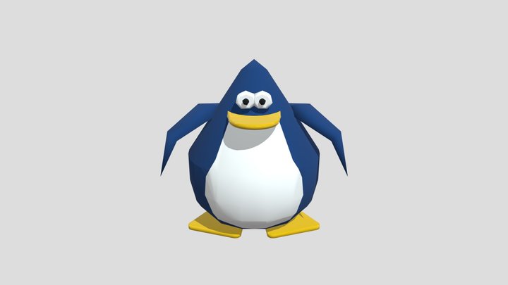 Club penguin 3d model 3D Model