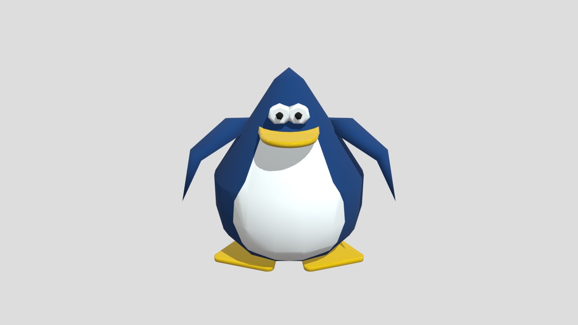 Club Penguin Printable Penguin 3D model 3D printable