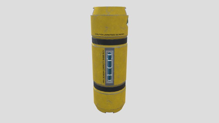 Monsters Inc. Scream Tank 3D Model