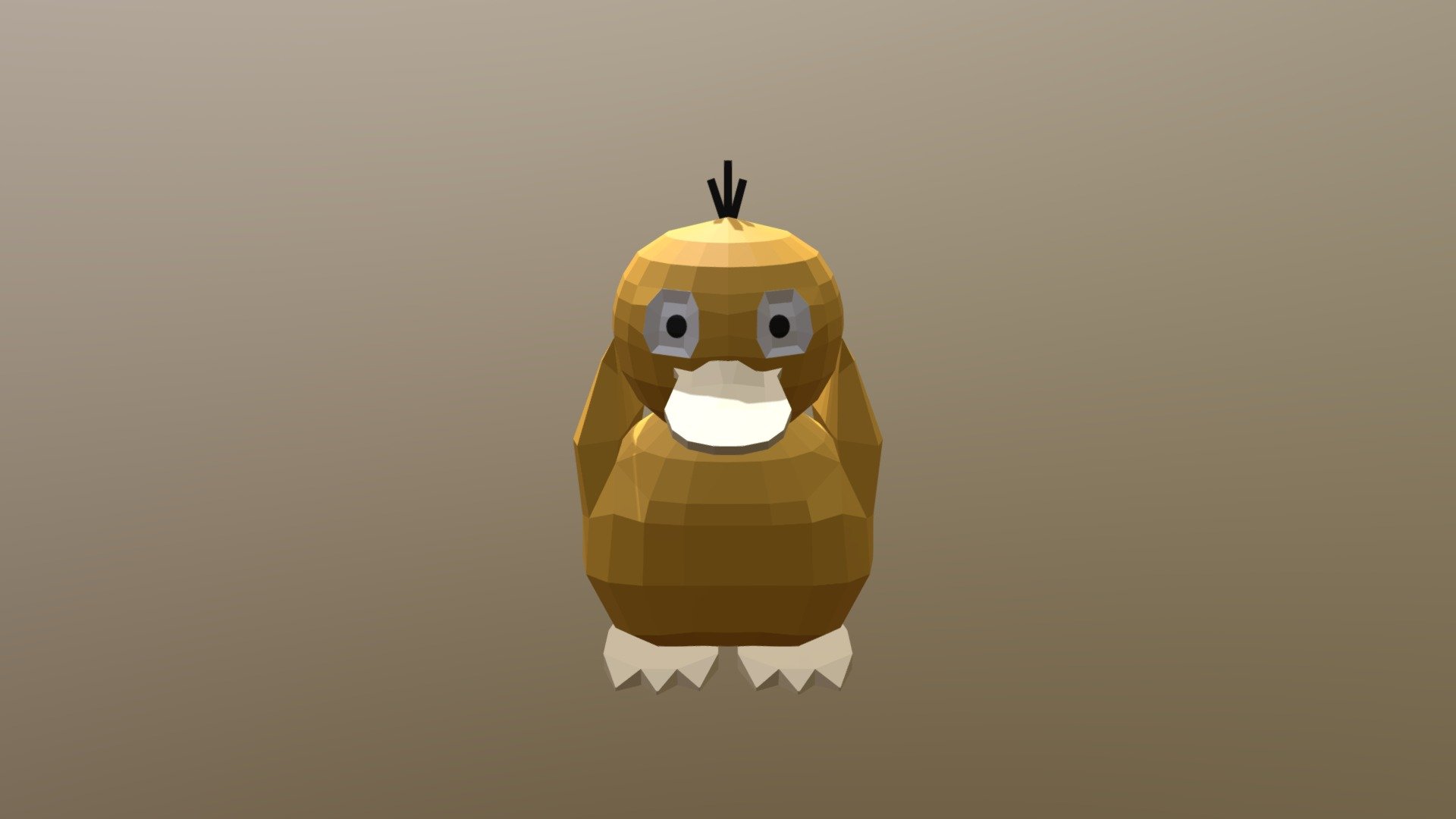 Low Poly Psyduck