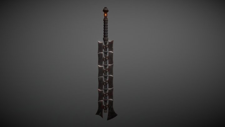 Mechanical Sword 3D Model