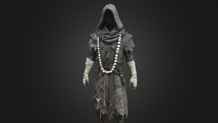 Corrupted Monk - Ash-Grey Ritual Robes – Modelo 3D gratuito STL