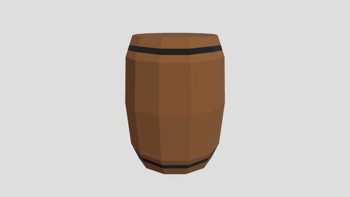 Barrel 3D Model