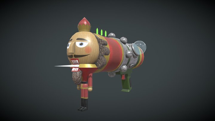 Nutcracker Icicle Shooter 3D Model
