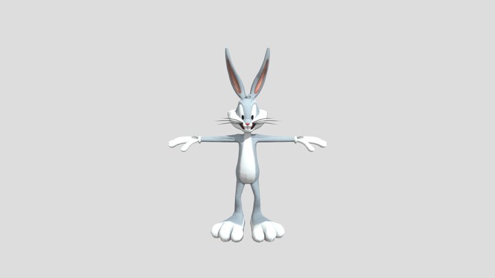 looney-tunes-bugs-bunny 3D Model