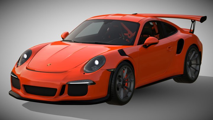 2017 Porsche 911 (991) GT3 RS – Free 3D Model STL