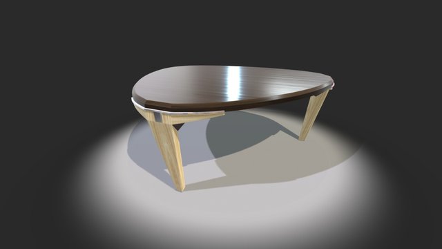 table basse 3D Model
