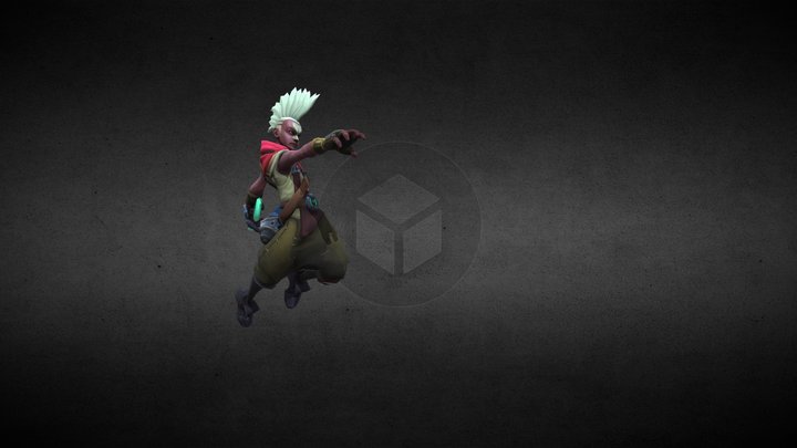 EKKO League of Legends 3D Model