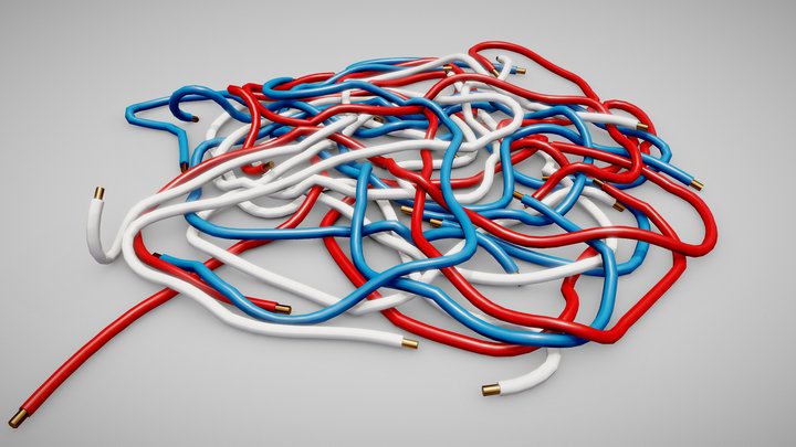 Bunch of Electric Wires – Free 3D Model STL