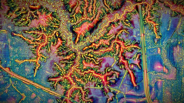 Port Hudson, Louisiana, USA - 3D lidar (MSTP)