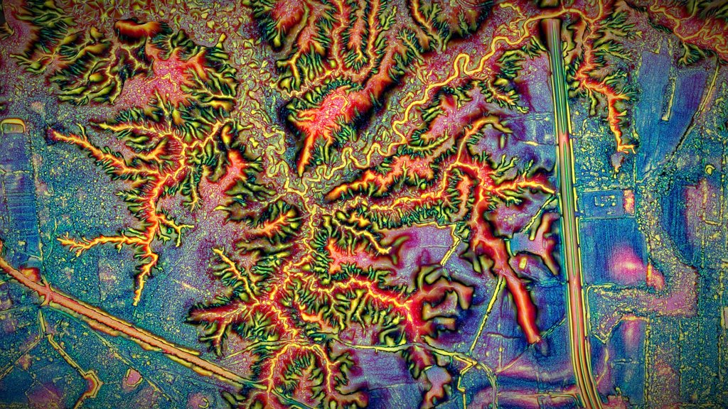 Port Hudson, Louisiana, USA - 3D lidar (MSTP)