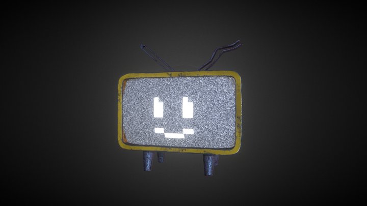 Tv guy 3D Model