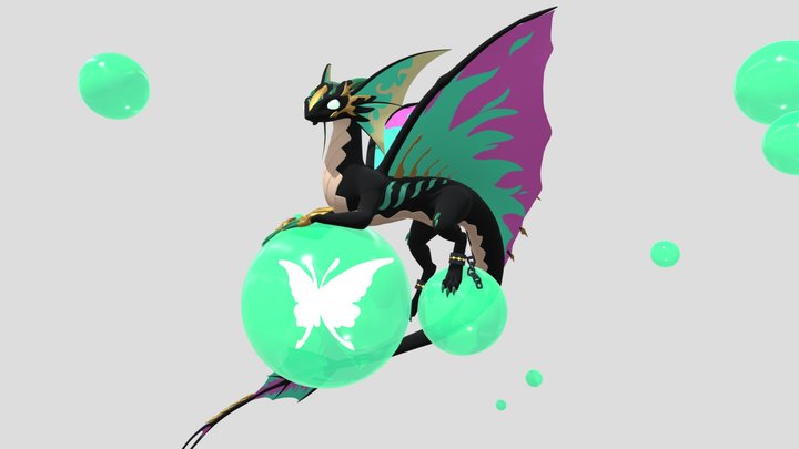 Darnus Dragon Fanart 3D Model