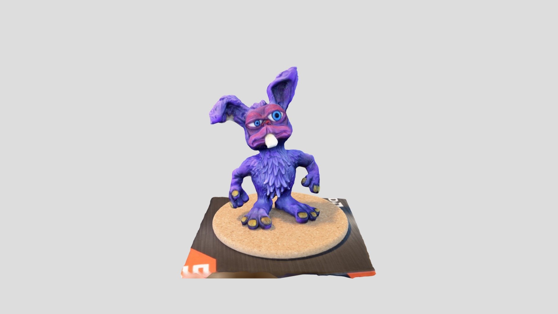 Hand sculpted ugly rabbit - Download Free 3D model by AndyMecha ...